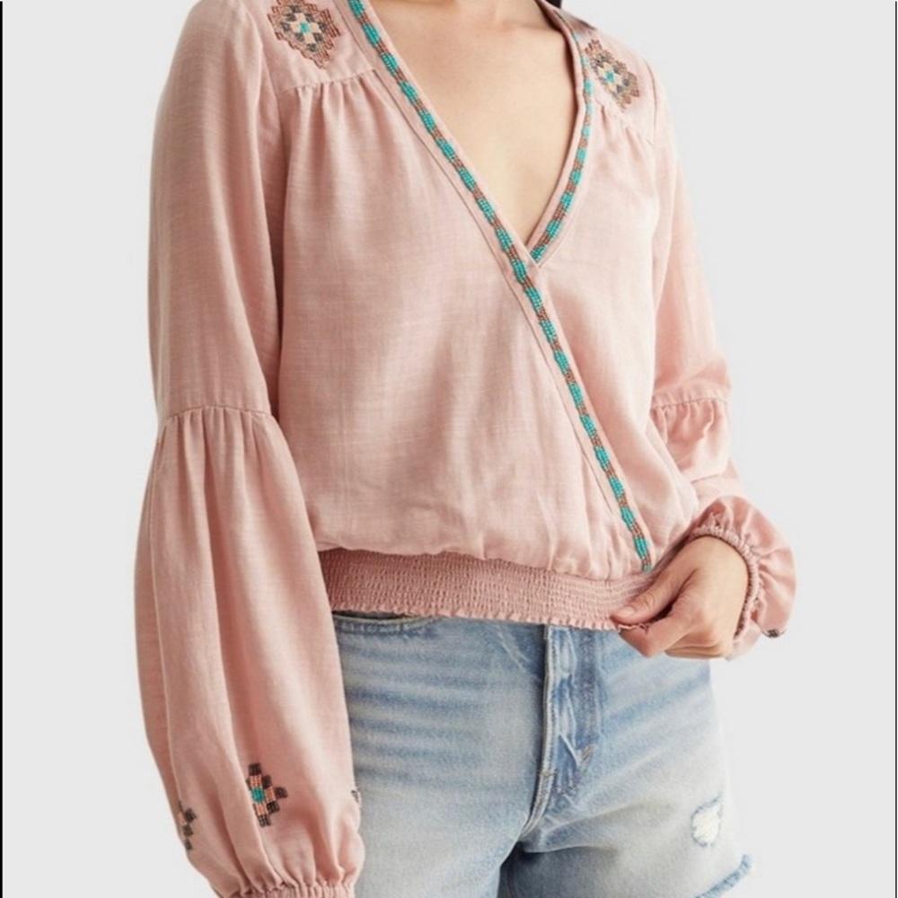 Lucky Brand Beaded Top